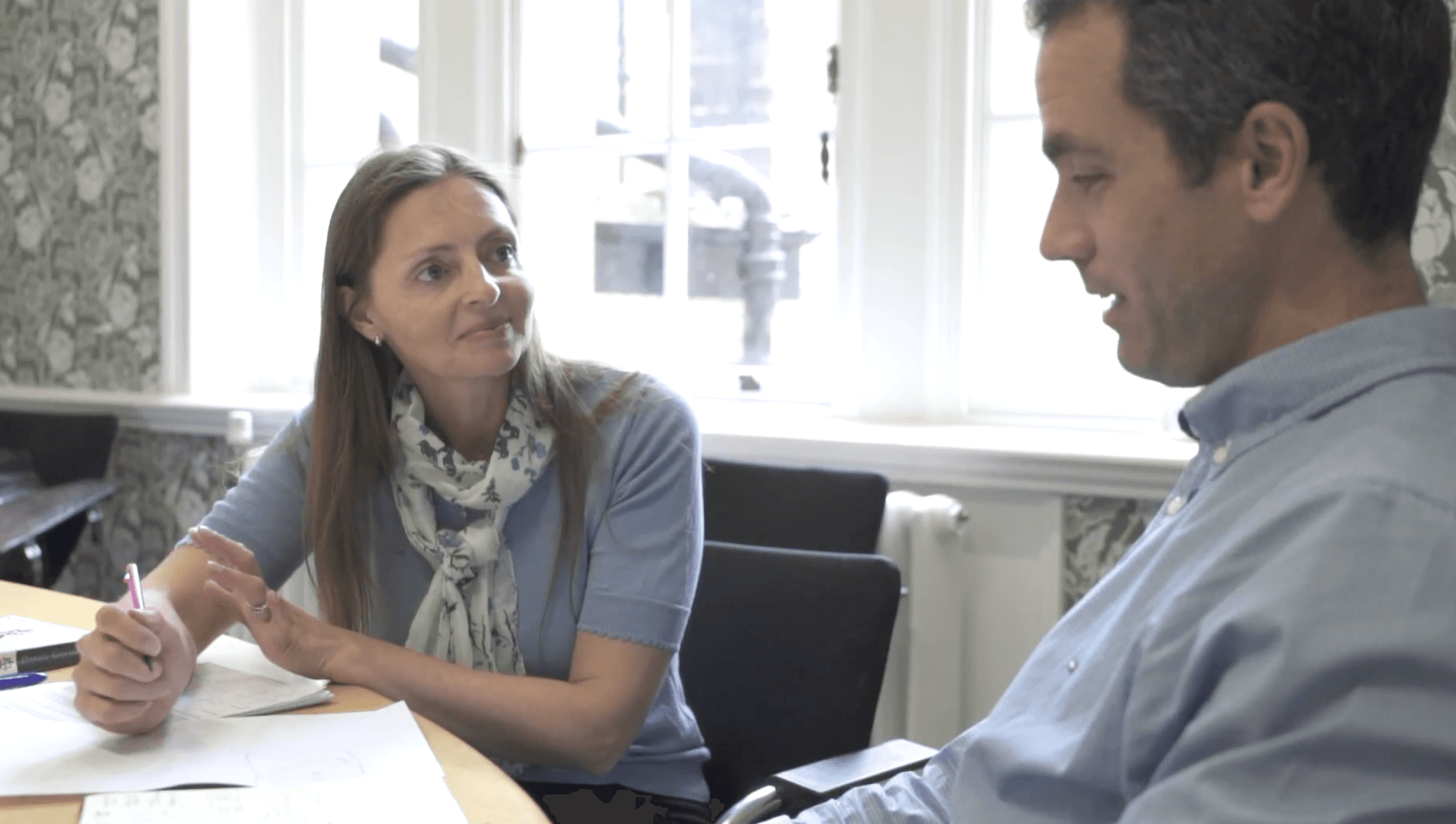 Marie Willis in an executive coaching session